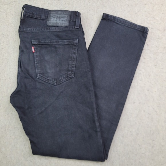 Levi's 511 Men's Black Slim Fit Jeans Mens Size 32 x 30 Stretch - Picture 1 of 15